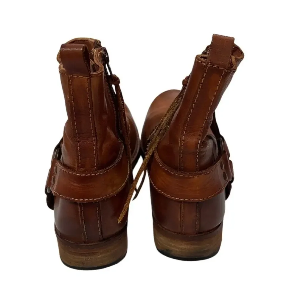 Vintage Foundry Co. Women's 7 Morgan Boots Brown Western Cowgirl Festival Boho